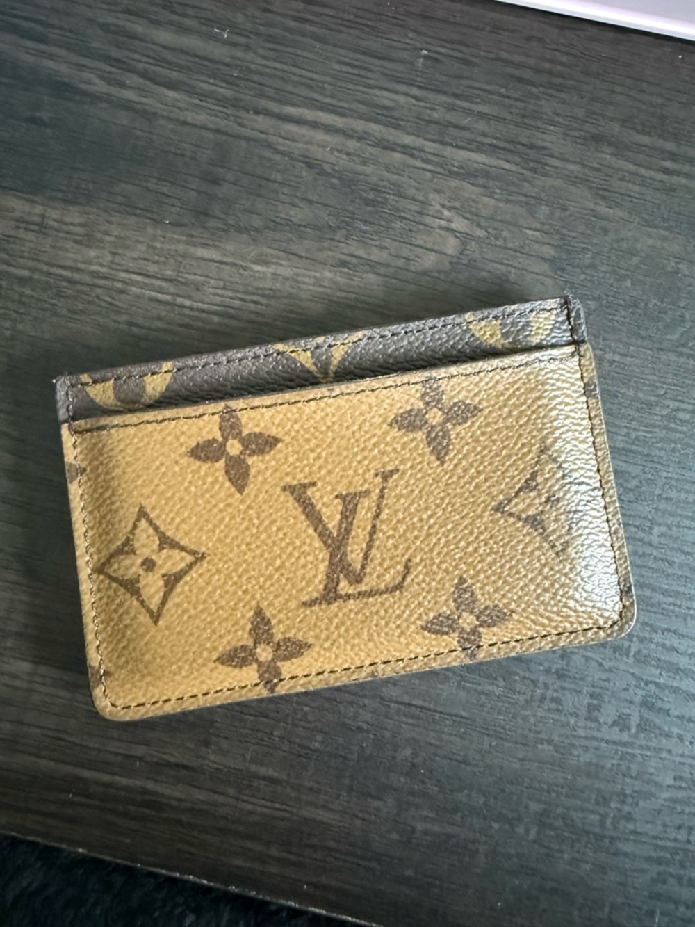 Louis Vuitton Monogram Reverse Card Holder – FULL SET + RECEIPT - Picture 2 of 7